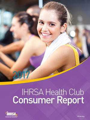 Capa do relatório do consumidor do Health Club Ihrsa 2017