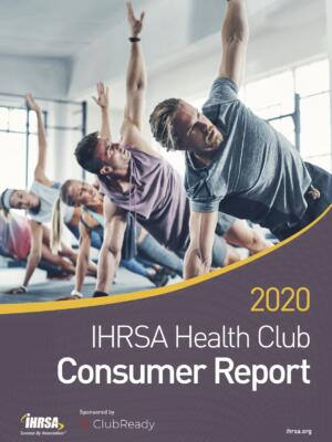 Capa do Relatório do Consumidor 2020 da IHRSA