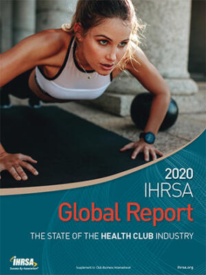 Capa do Relatório Global da IHRSA de 2020