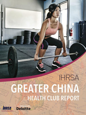 Capa do relatório do Health Club da Ihrsa China